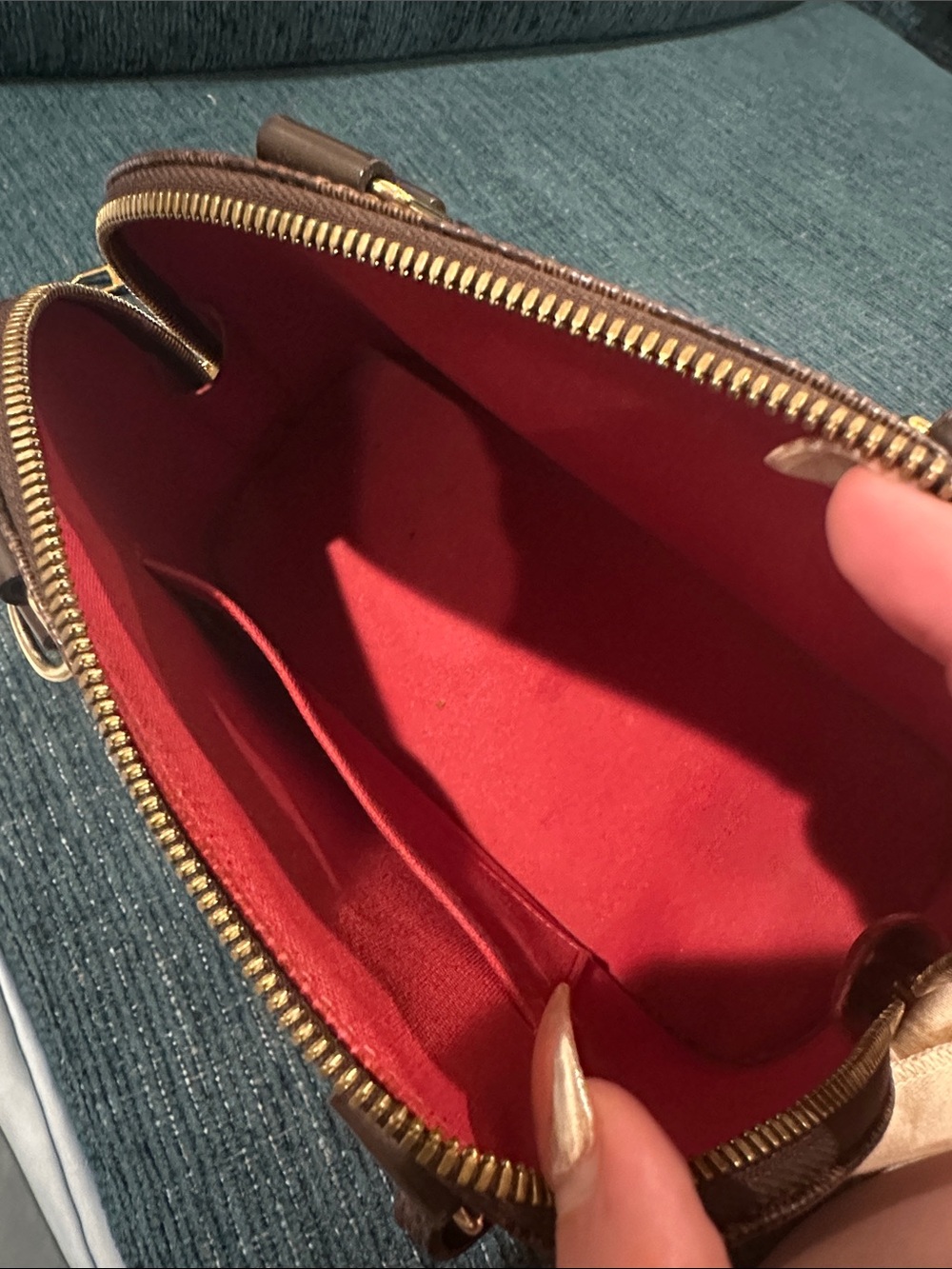 Louis Vuitton Damier Ebene Alma BB Handbag with Strap - Picture 7 of 7